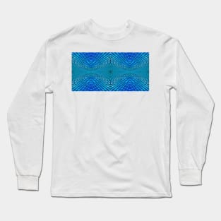 Diptych of a mirrored steel glass grid ceiling Long Sleeve T-Shirt